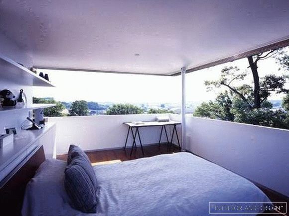 Design caracteristici ale unui dormitor mic, fără ferestre 1