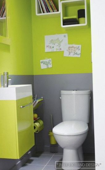 Soluție color pentru proiectarea toaletei 6