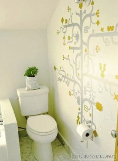 Soluție color pentru proiectarea toaletei 15
