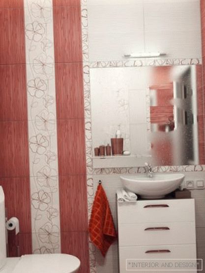 Soluție color pentru proiectarea toaletei 18