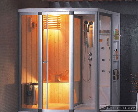Cabină de duș cu saună - 3