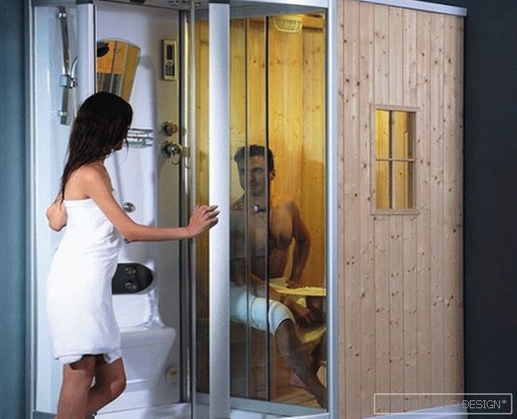 Cabină de duș cu saună - 4
