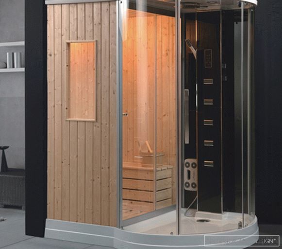 Cabină de duș cu saună - 5