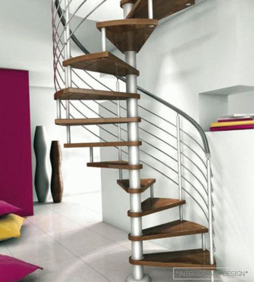 Proiectarea scărilor la etajul al doilea: fotografie